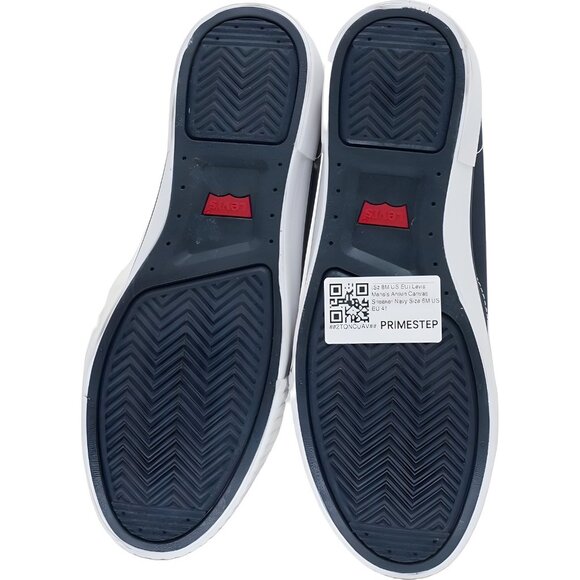 Levi's Anikin Canvas Sneakers Navy Low Top Casual Shoes Men US 8M - Picture 6 of 6